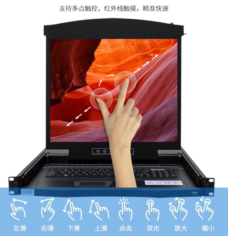 AE-1908T支持多點(diǎn)觸屏,不同觸摸手勢解讀